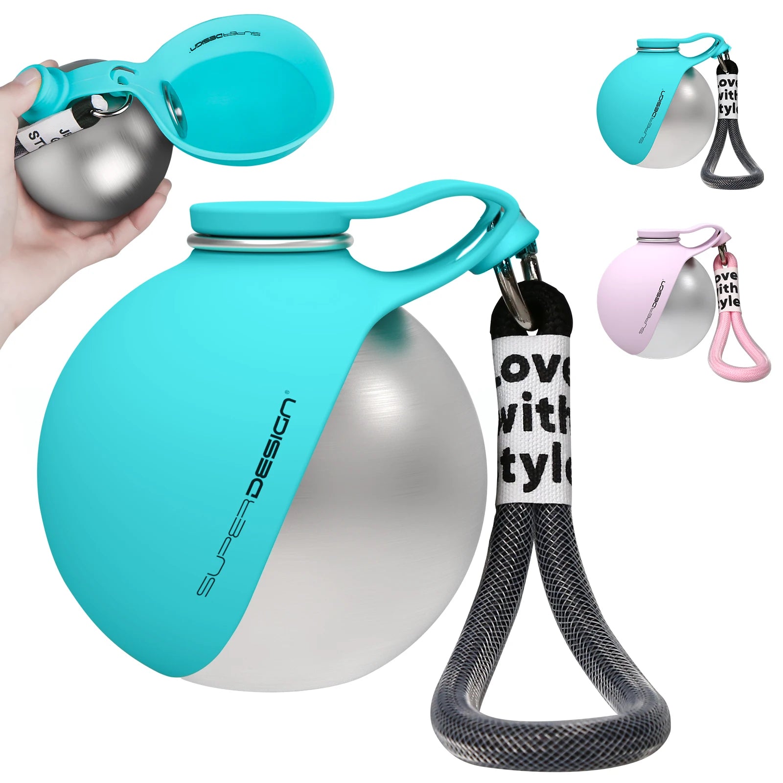 2-in-1 Portable Dog Water Bottle