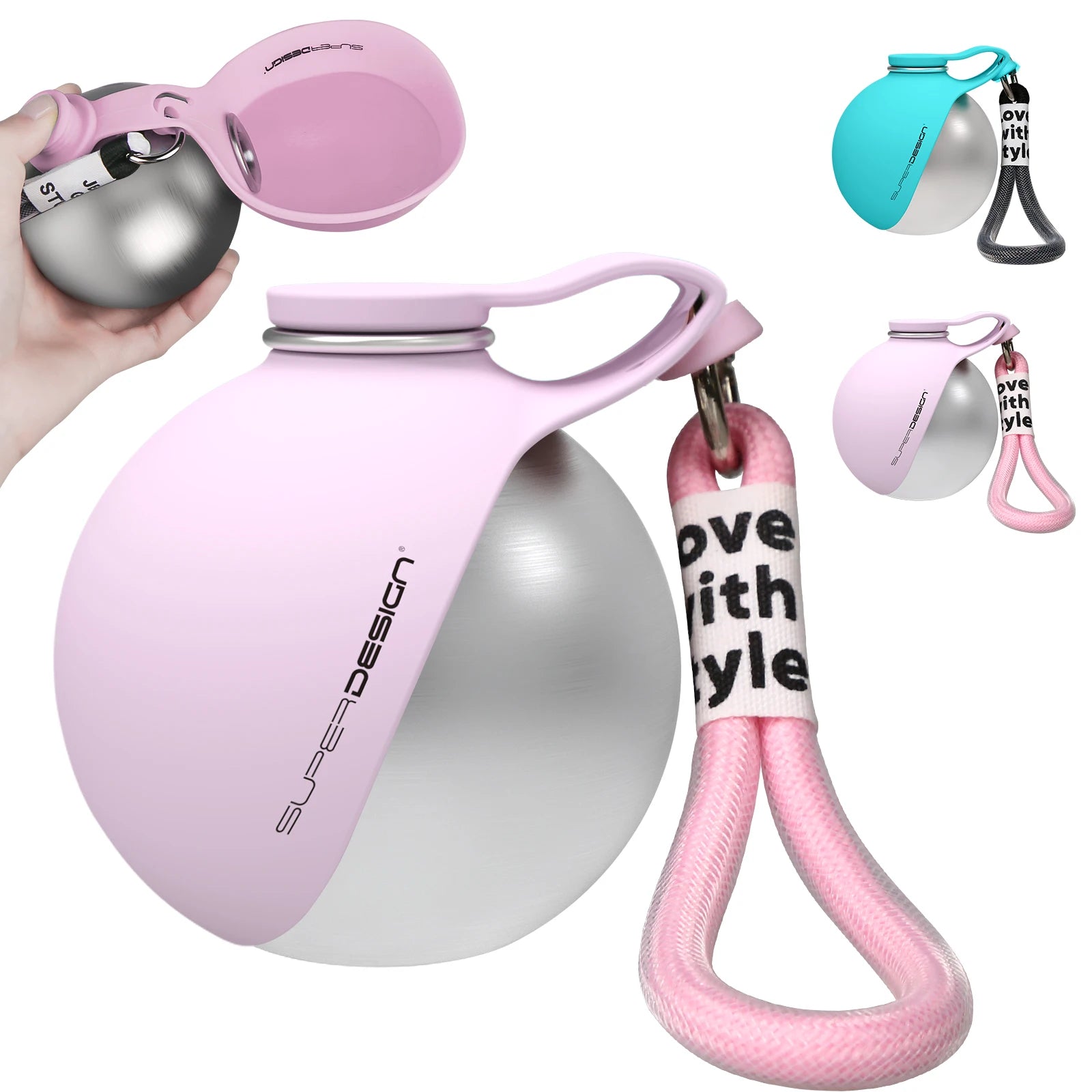 2-in-1 Portable Dog Water Bottle