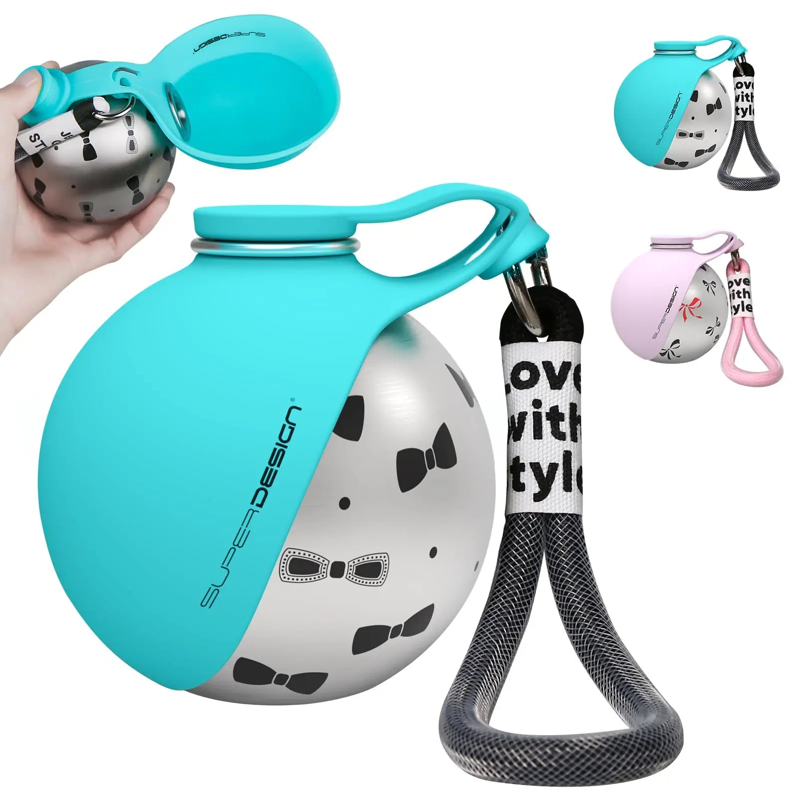 2-in-1 Portable Dog Water Bottle