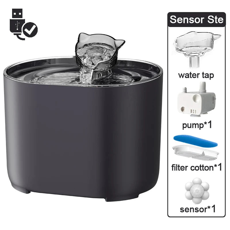 Smart 2.2L Ultra-Quiet Pet Fountain