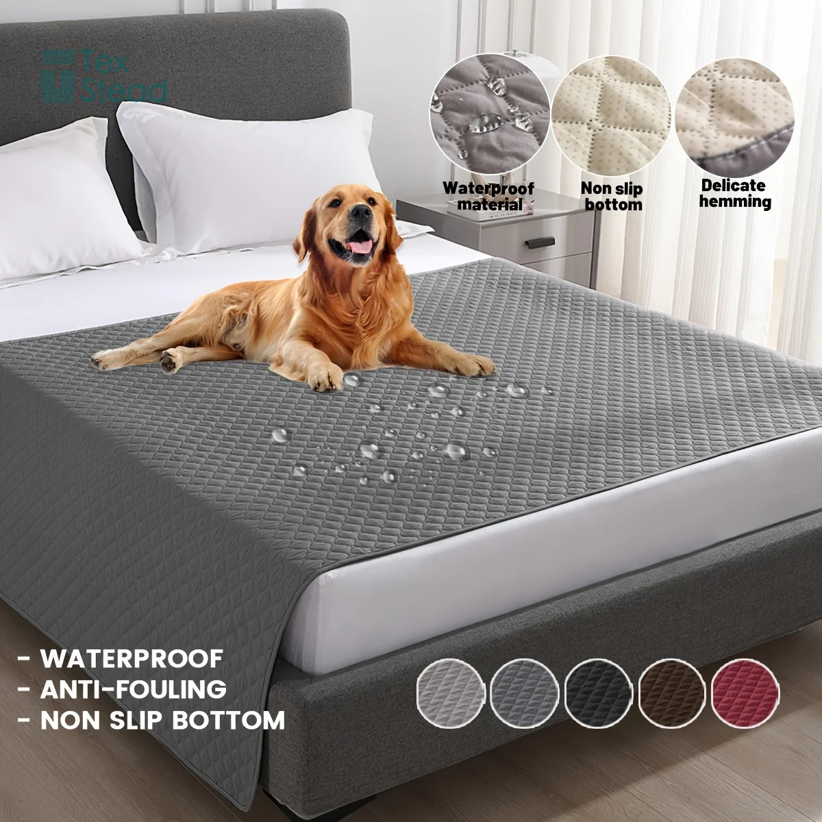 Cozy Anti-Leak Pet Bed Cover