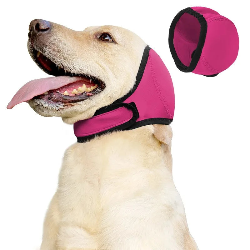 Dog Noise Reduction Ear Muffs – Waterproof Calming Headgear for Dogs