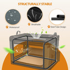 Pet Carrier Bag with Reflective Strips and Storage Pocket