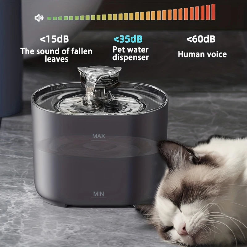 Smart 2.2L Ultra-Quiet Pet Fountain