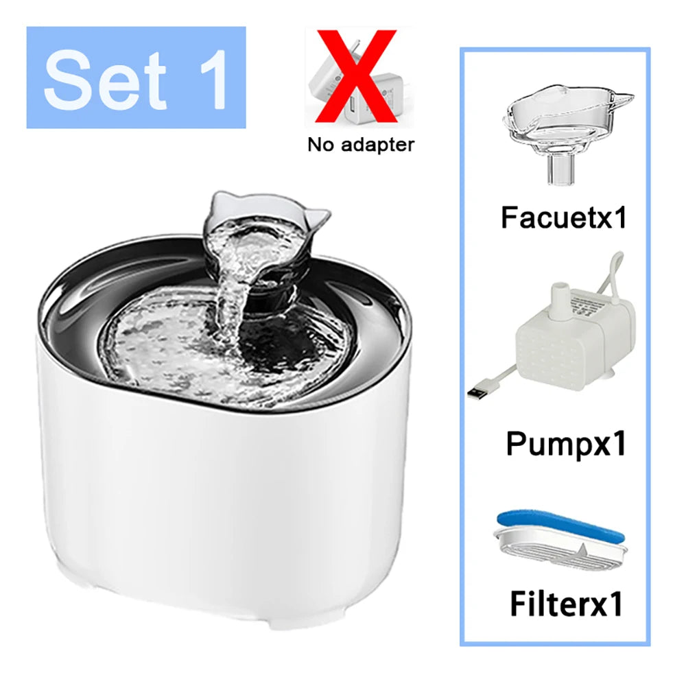 Smart 2.2L Ultra-Quiet Pet Fountain