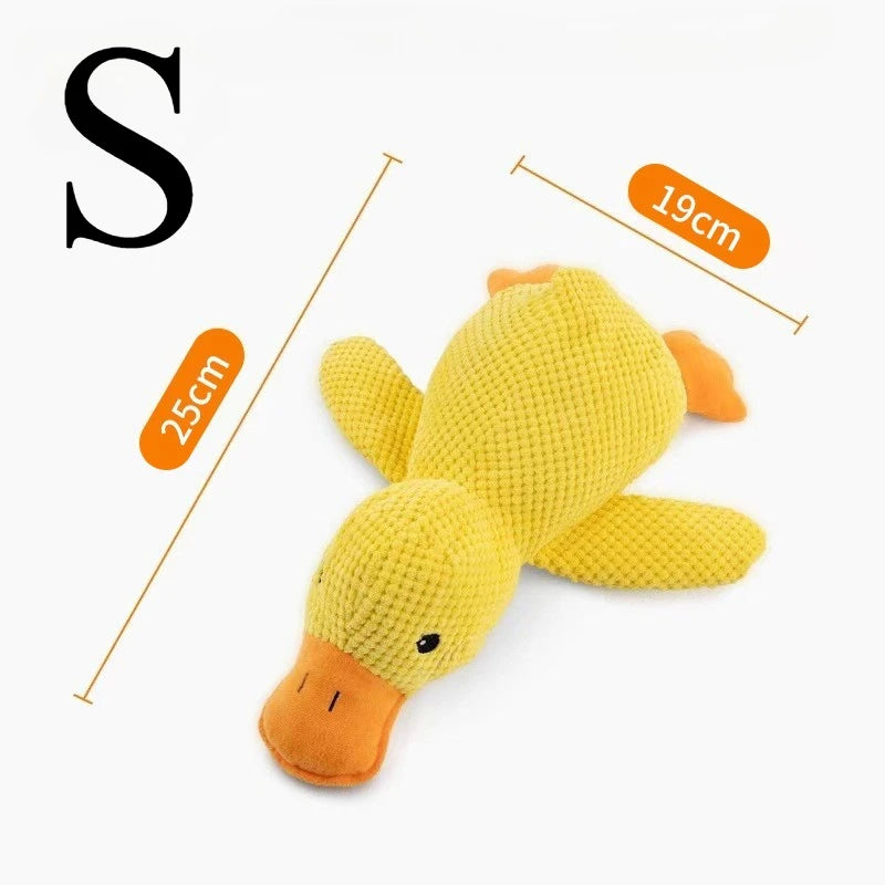 Duck dog toy plush chew toy