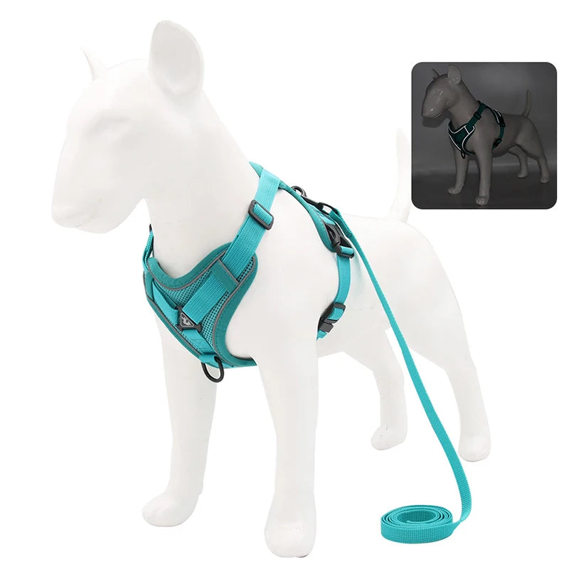 AeroComfort Reflective Pet Harness & Leash Set