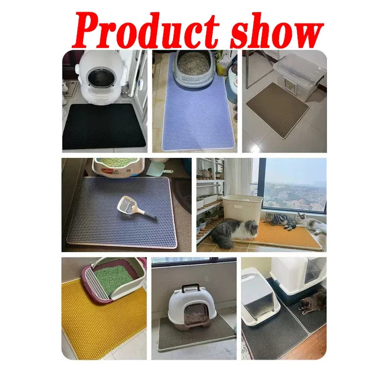 Double-Layer Waterproof Cat & Pet Litter Trapping Mat