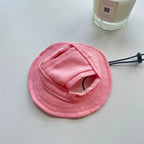 Summer Dog Sun Hat – Breathable Adjustable Cap with Ear Holes for Small & Medium Dogs