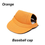 Pet Baseball Hat – Adjustable Canvas Sun Cap for Small Dogs & Puppies