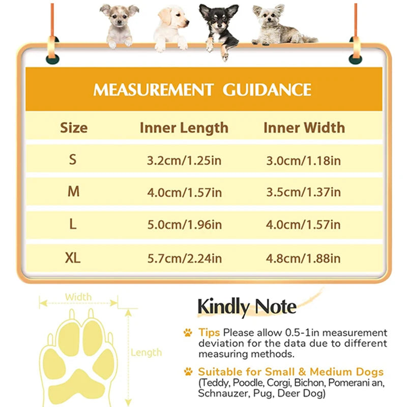 Reflective Waterproof Dog Walking Boots