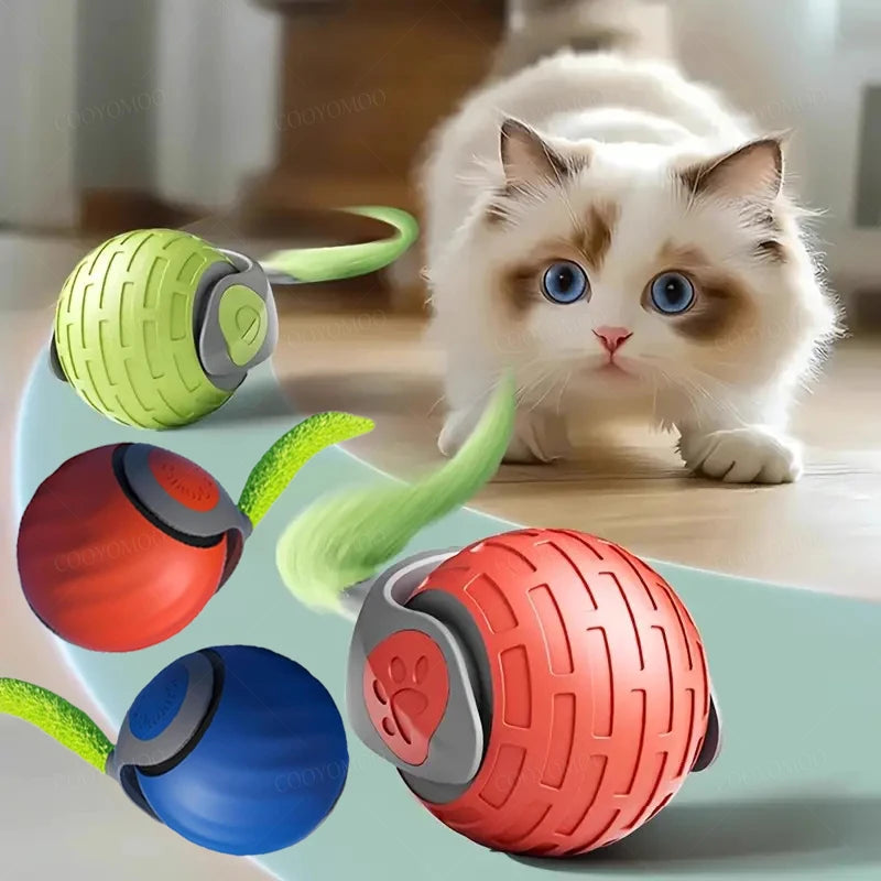 Smart Cat Toys Ball Automatic Interactive Pets Electric Rolling