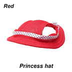 Pet Baseball Hat – Adjustable Canvas Sun Cap for Small Dogs & Puppies