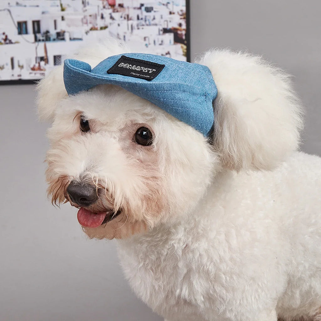 Dog Sun Hat – Adjustable Breathable Baseball Cap with UV Protection