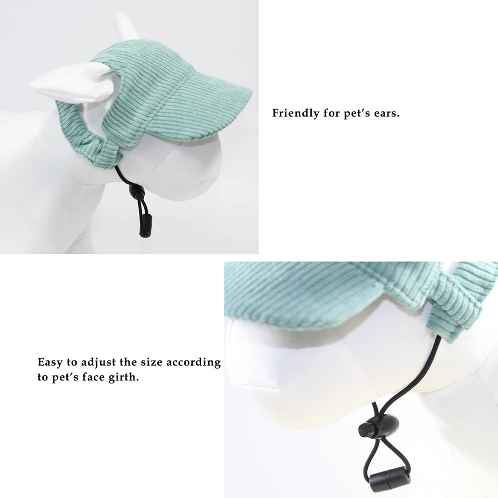 Adjustable Sun Hat for Small, Medium & Large Dogs