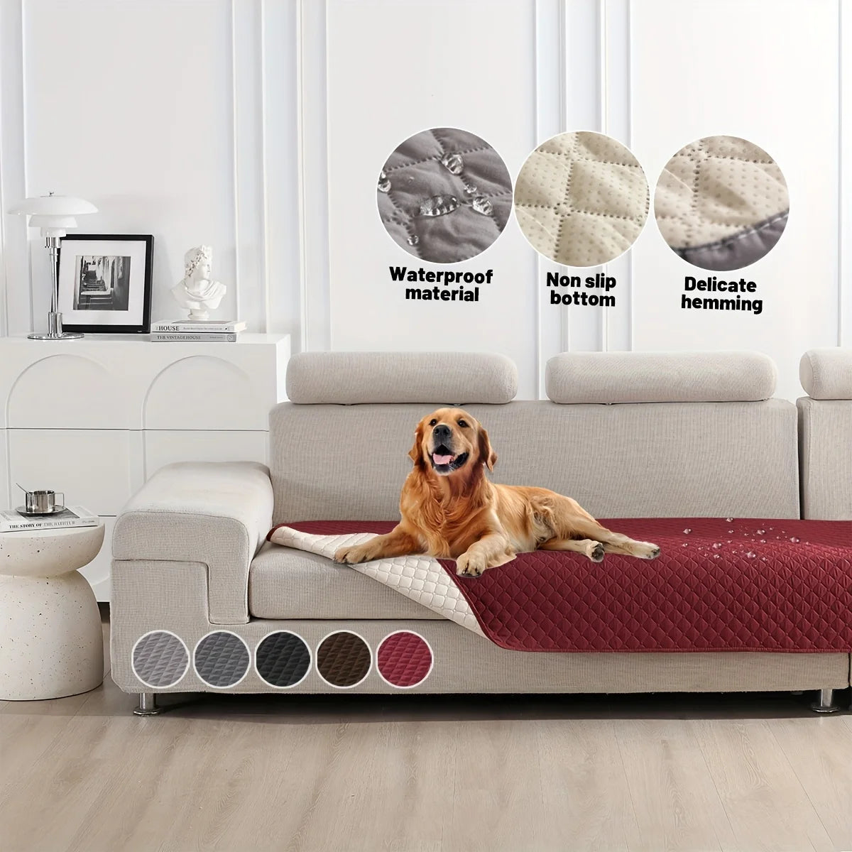 Cozy Anti-Leak Pet Bed Cover