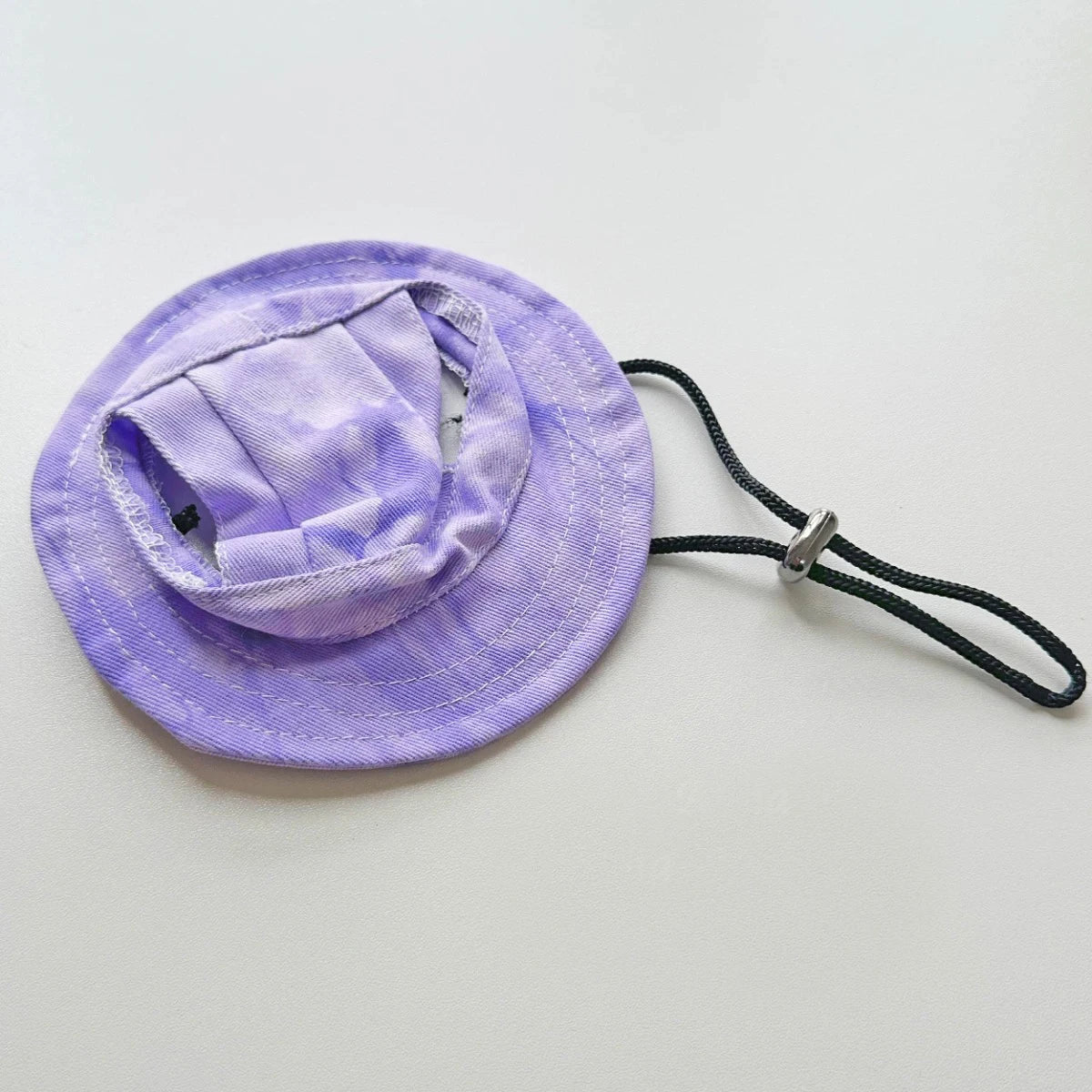 Summer Dog Sun Hat – Breathable Adjustable Cap with Ear Holes for Small & Medium Dogs