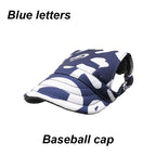 Pet Baseball Hat – Adjustable Canvas Sun Cap for Small Dogs & Puppies