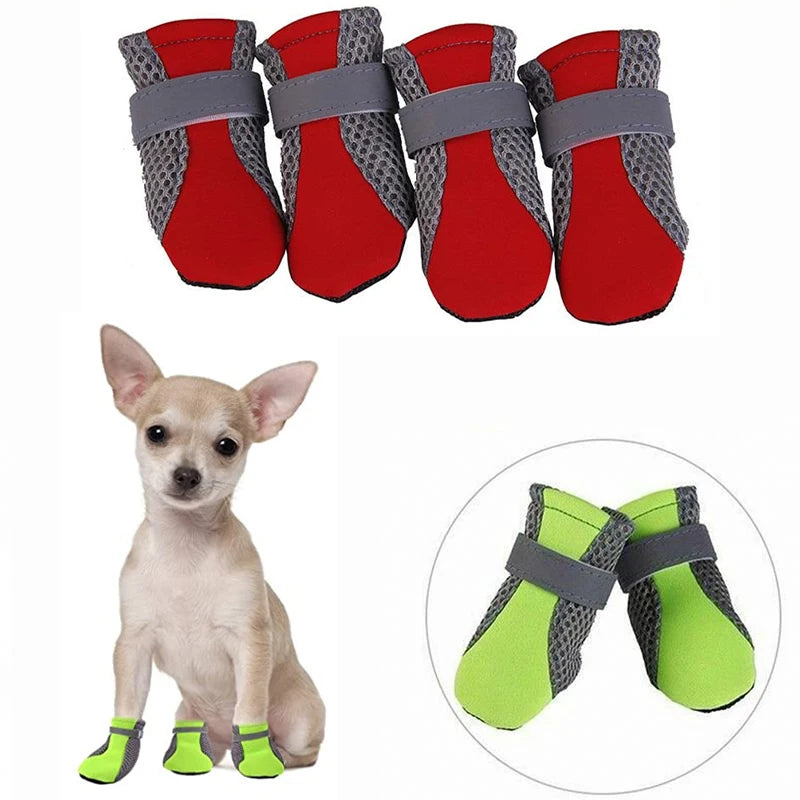 Reflective Waterproof Dog Walking Boots