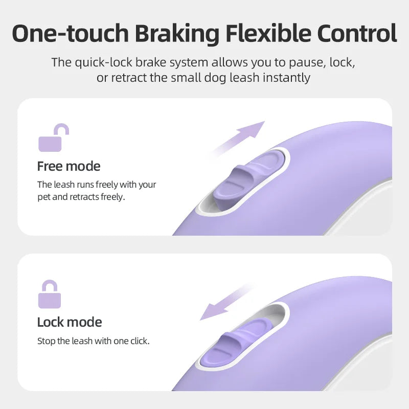 Automatic Retractable Dog Leash 3M Extendable Rope