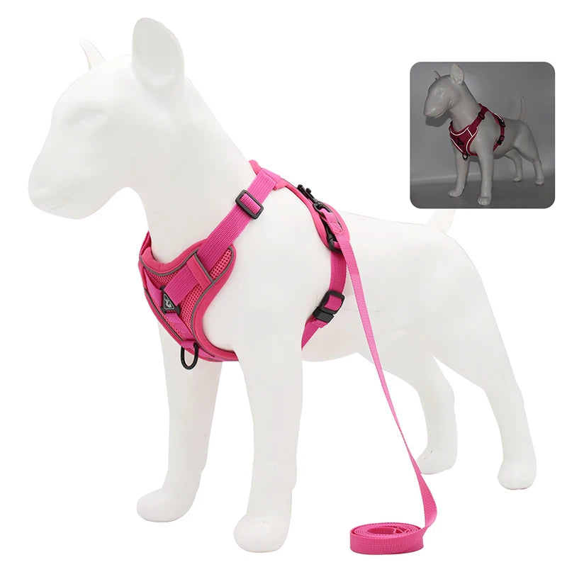 AeroComfort Reflective Pet Harness & Leash Set