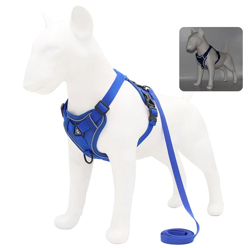AeroComfort Reflective Pet Harness & Leash Set