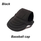 Pet Baseball Hat – Adjustable Canvas Sun Cap for Small Dogs & Puppies