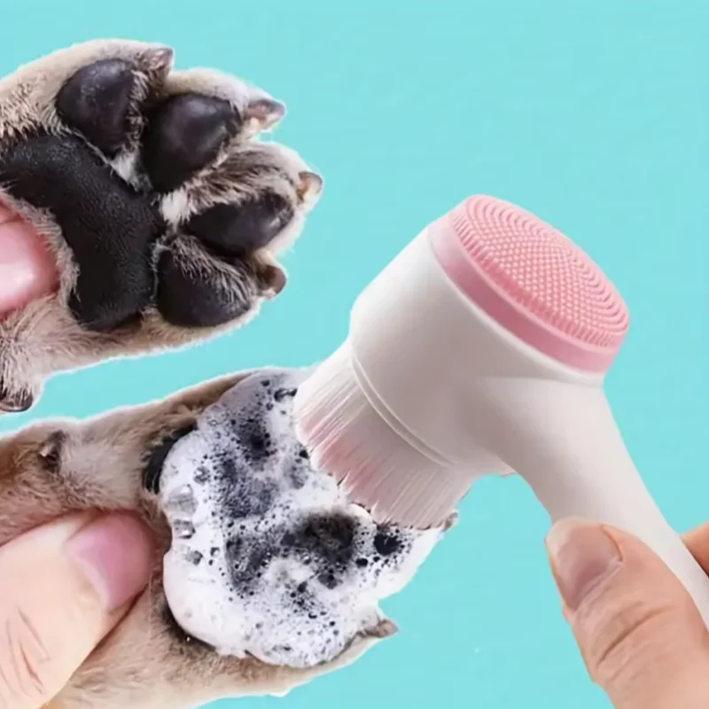 Silicone Paw Cleaner & Brush