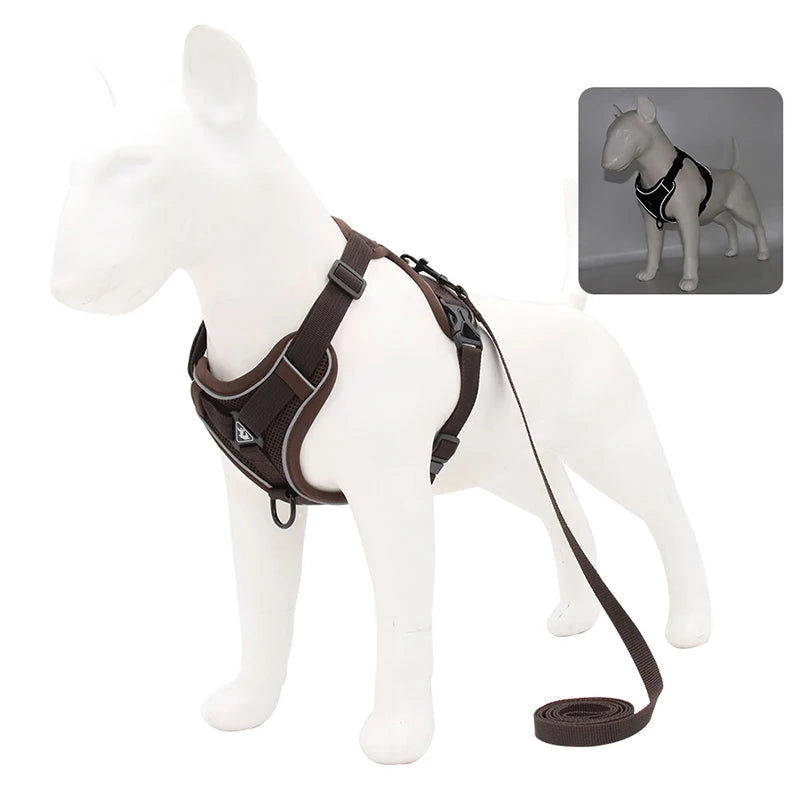 AeroComfort Reflective Pet Harness & Leash Set