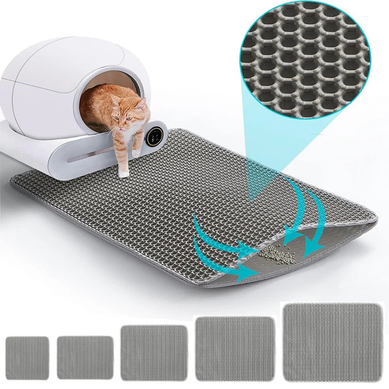 Double-Layer Waterproof Cat & Pet Litter Trapping Mat
