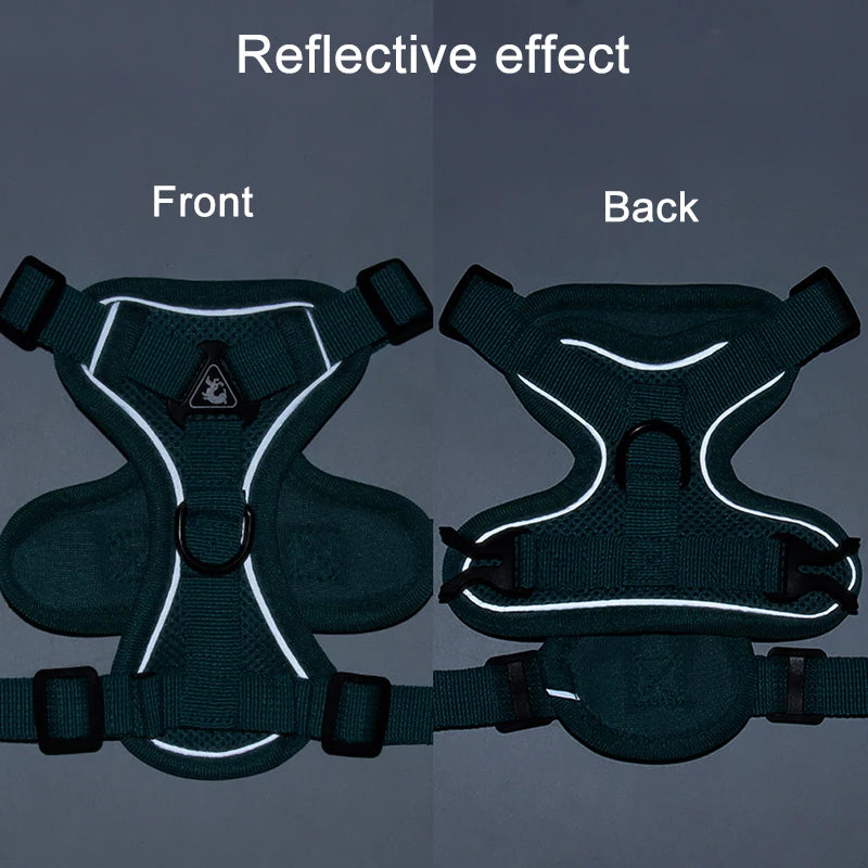 AeroComfort Reflective Pet Harness & Leash Set