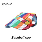 Pet Baseball Hat – Adjustable Canvas Sun Cap for Small Dogs & Puppies
