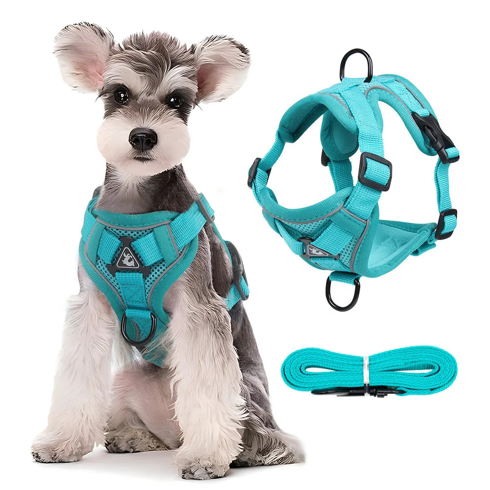AeroComfort Reflective Pet Harness & Leash Set