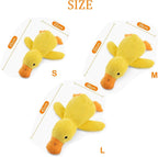 Duck dog toy plush chew toy