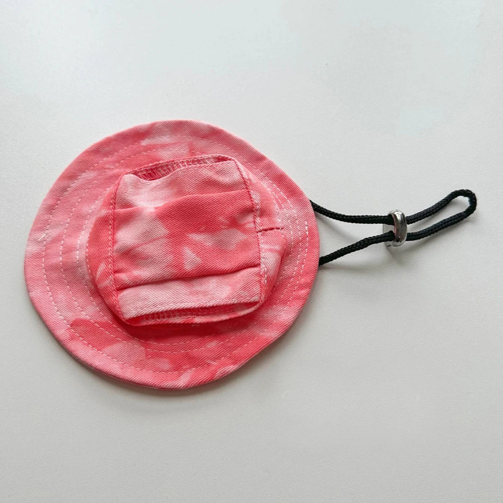 Summer Dog Sun Hat – Breathable Adjustable Cap with Ear Holes for Small & Medium Dogs