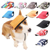 Pet Baseball Hat – Adjustable Canvas Sun Cap for Small Dogs & Puppies