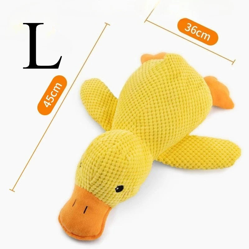 Duck dog toy plush chew toy