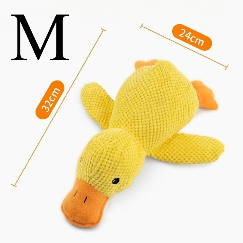 Duck dog toy plush chew toy