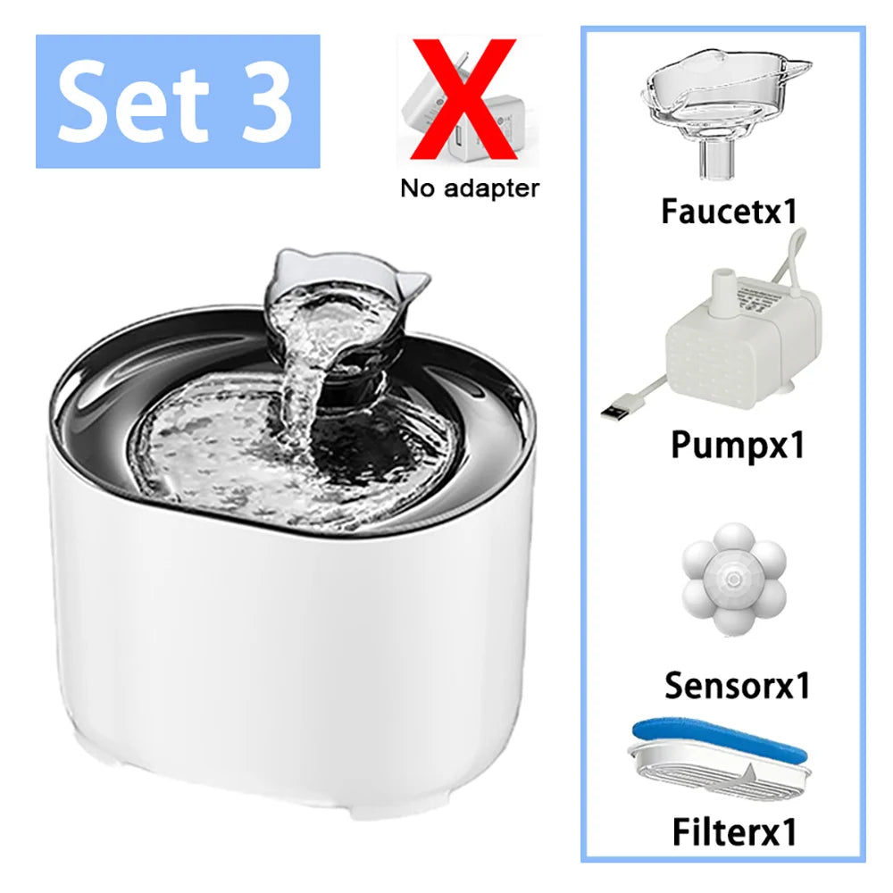 Smart 2.2L Ultra-Quiet Pet Fountain