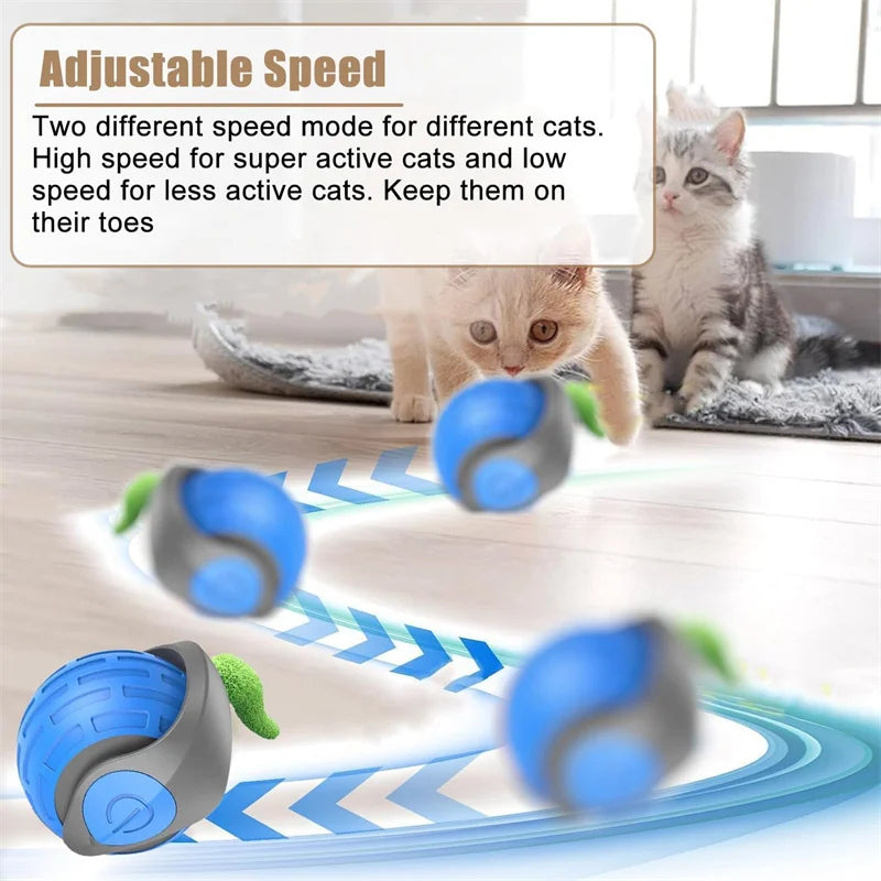 Smart Cat Toys Ball Automatic Interactive Pets Electric Rolling