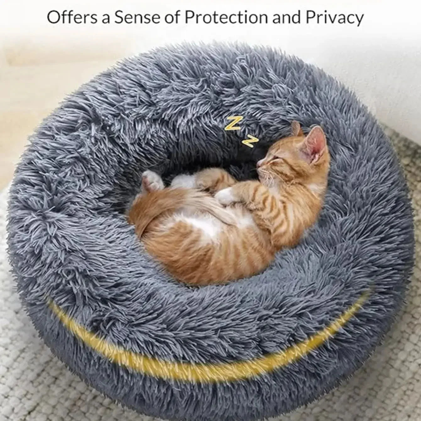 Cozy Round Pet Bed